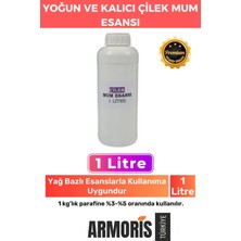 Armoris Yeni Seri Kalıcı Yoğun Kaliteli Yağ Bazlı Tüm Ürünlerle Kullanıma Uygun Bal Mum Esansı 1 Lt