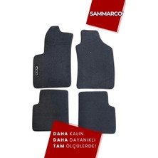 Sammarco Fiat 500C 2010 Sonrası Velur Halı Paspas