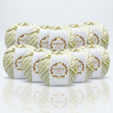 Samur Spark Pullu Iplik 105 Krem-Altın 50 GR-145 mt 10 Adet