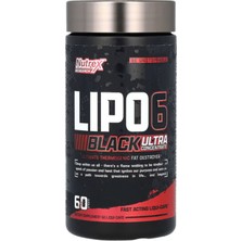 Nutrex Research Lipo-6 Black Ultra Concentrate Thermogenic  60 Capsul.orj Amerikandır..avrupa Içerikli Değildir!!.