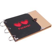 Forever Albüm Kilitli Kalp Modeli Resim Çerçeveli Hediyelik