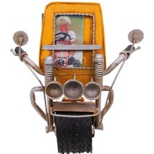 Dekoratif Metal Çerçeve Motosiklet Temalı Hediyelik
