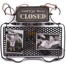 Dekoratif Metal Kapı Yazısı Motosiklet Dekorlu Vintage Hediyelik