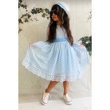 Diamondstar Kız Çocuk Parti Kıyafeti Dogum Günü ve Gösteri Kostümü Elbisesi 2/13 Yaş