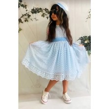 Diamondstar Kız Çocuk Parti Kıyafeti Dogum Günü ve Gösteri Kostümü Elbisesi 2/13 Yaş