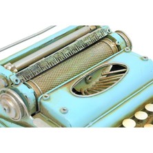 Dekoratif Metal Daktilo Biblo Hediyelik