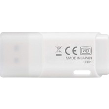 Storemax Oktaysell Kıoxıa Transmemory U301 64GB USB Bellek – USB 3.2 Gen 1, Beyaz
