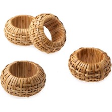 Storemax Oktaysell Jumbo Nature 4'lü Peçete Halkası