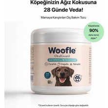 Woofle Oralguard Köpek Ağız ve Diş Bakım Tozu 60G - Plak, Tartar ve Koku Karşıtı Gelişmiş Formül