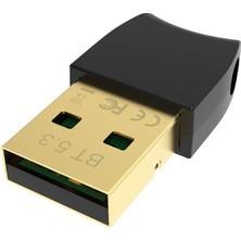 Storemax Oktaysell Al-Bl5.3 Bluetooth V5.3 USB Mini Bluetooth Adaptör Dongle 20MT Kablosuz Adaptör ( Çoklu Cihaz Desteği Sağlar ) Win7/8/10/11 Tak Çalıştır ( Pc Içindir)