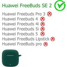 Storemax Oktaysell Coverzone Huawei Freebuds Se 2 ile Uyumlu Kulaklık Kılıf Darbeye Dayanıklı Silikon Yumuşak Koruyucu Toz ve Kirden Koruyan Huawei Freebuds Se 2 ile Uyumlu (Açık Pembe)