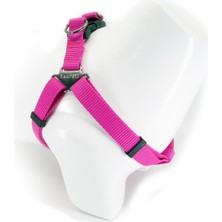 Storemax Oktaysell Tailpetz Step-In Köpek Göğüs Tasması Sağlam Ayarlanabilir ve Kolay Takılabilir (Fuşya, Medium 46-70CM)
