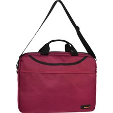 15.4 Inç Lüks Laptop Dizüstü Bilgisayar Çantası Kırmızı