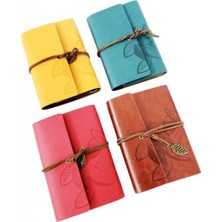 Küçük Boy Retro Deri Defter Dekoratif Hediyelik