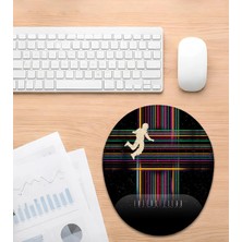 Hamiki Yıldızlararası Interstellar Bilek Destekli Mouse Pad Ergonomik Kaymaz Taban Mousepad Fare Altlığı