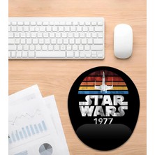 Hamiki Star Wars 1977 Bilek Destekli Mouse Pad Ergonomik Kaymaz Taban Mousepad Fare Altlığı