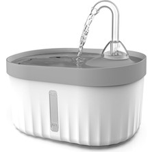 Storemax Oktaysell Otomatik Kedi Su Pınarı Ultra Sessiz Kedi Su Sebili 40DB USB Bağlantılı 2,3 Lt (Transparan, Standart) Aquata Ayarlanabilir Musluk Kedi Su Filtreli Kedi Su Şelalesi Atapet