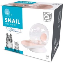 Storemax Oktaysell M-Pets Snaıl Hazneli Su Kabı Pink 2800ML