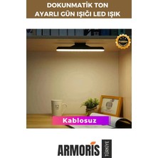 Armoris Yeni Düşük Enerji Tüketimi USB Şarjlı Kablosuz Manyetik Ton Ayarlı Gün Işığı Dokunmatik LED Işık