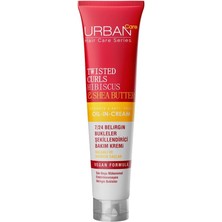 Storemax Oktaysell Urban Care Twisted Curls Hibiscus & Shea Butter Kıvırcık ve Dalgalı Saçlara Özel Durulanmayan Bakım Kremi 175 Ml- Vegan