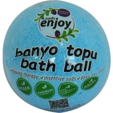 Storemax Oktaysell Himalaya Tuzlu El Yapımı Banyo Bombası Banyo Topu Mavi 90-120 gr