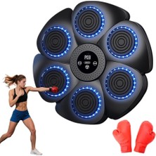 Storemax Oktaysell Boks Refleks Makinesi Müzikli – Ritim Uyumlu, 9 Kademeli Vuruş Modu, 18 Hız Ayarı, LED Sayım Ekranı, Gürültü ve Darbe Azaltıcı, 2000MAH, Yapışkanlı, Sf-02, Siyah