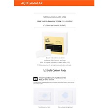 Storemax Oktaysell Mıssha Çok Amaçlı Pamuk Makyaj Pedleri 60ADET1/2 Soft Cotton Pads