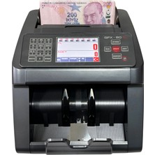 AlGeliyo Sesli Karışık Para Sayma Makinesi Mıx 80 New, Tl ve Euro Karışık Sayım - Dolar Adet Sayım Müşteri Ekranı
