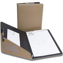 Storemax Oktaysell 2k 501-9 Sekreterlik/sekreter Tablası/sekreter Notluğu A4 Suni Deri Notluk Dosyası, Vizon, A4