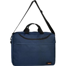 15.4 Inç Lüks Laptop Dizüstü Bilgisayar Çantası Mavi