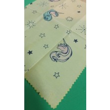 APİMELİSSAA %100 DOĞAL BALMUMLU GIDA SAKLAMA BEZİ UNICORNDESENLİ SÜRDÜRÜLEBİLİR