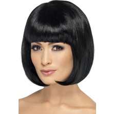 Parti Aksesuar Siyah Renk Parti Peruğu Küt Saç