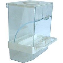 Storemax Oktaysell Garden Mix-Akıllı Kuş Yemliği Taban Hazneli Beyaz (10-7,5)-14,5 cm