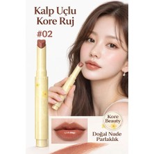 Gege Bear Özel Şeftali Cam Parlak Kore Dudak 02 – Jel Yapı | Nemli, Hafif ve Doğal Görünüm