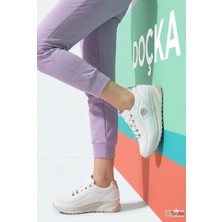 Mammamia Kadın Ortopedik Yumuşak Hakiki Deri Spor Tarz Yürüyüş Özellikli Günlük  Ayakkabı M27YA/3725