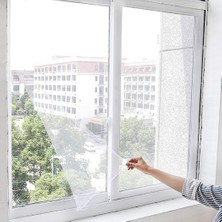 Storemax Oktaysell Pencere Sinekliği Beyaz Tül Sineklik, Sivrisinek Ağı, Sinek Böcek Tutucu, Aparatlı Cam Sinek Teli, Kolay Montaj (Tek Kanat 75 * 125 Cm)