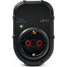 Storemax Oktaysell Ufo Yeni Tekli Akım Korumalı Topraklı Priz, Sürekli Koruma, 16A 250V, Max 3500W Aşırı Yük Koruması (Siyah)