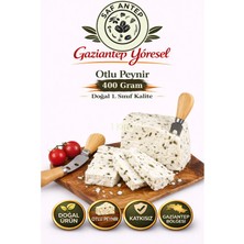 Gaziantep Yöresel Otlu Peynir 400 gr Doğal Katkısız Geleneksel Ev Lezzeti