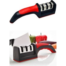 Sedoa Profesyonel Bıçak Bileme Aleti Mutfak Makası Bileyici 3 Açılı Elmas Uçlu