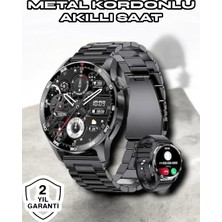 Kaia Life Nfc ve Kablosuz Şarjlı Akıllı Saat Ekg, Nabız & Spor Modları ile Ios ve Android Uyumlu