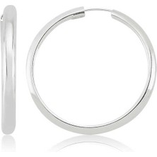 925 Ayar Gümüş Halka Küpe