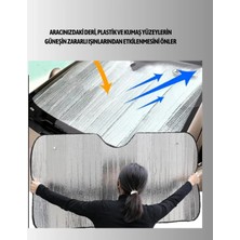 Najmaddin Metalize Reflektörlü Katlanabilir Araç Güneşliği – Yüksek Performanslı Isı ve Uv Koruması