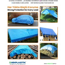 Abk Plastik Su Geçirmez Pvc Ebatlı Branda 6m x 7m