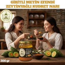 1 x 300 gr Giritli Metin Efendi Kudret Narı Zeytinyağlı Karışımı - Hassas Tüketime Uygun Hafif ve Rahatlatıcı Destek