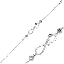 925 Ayar Gümüş Sonsuzluk Love Bileklik