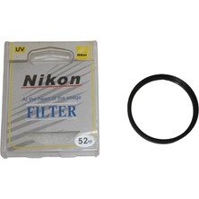 Nikon 52MM Uv Filtre – Nikon D3100 D3200 D3300 D5100 D5200 D5300 | Af-S 18-55MM | 35MM F/1.8g | 50MM F/1.8d Uyumlu