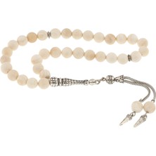 ​doğaltaş Metal Püsküllü Sedef Taşlı Tesbih