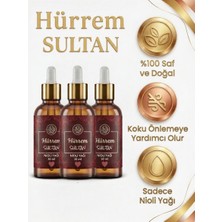 3'lü Drop Şişe Hürrem Sultan Nioli Yağı 3 x 30 ml - (Niaouli – Melaleuca Viridiflora) Genital Bölge Hijyeni Için Intim Bakım ve Tırnak Bakımı Için Destek