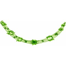 Yeşil Metalize Uzayan Süs 2 Metre