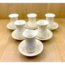 Seramik Papatya Bardak Takımı